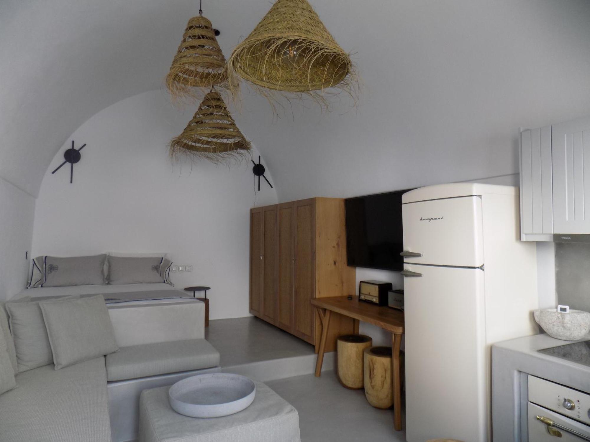 Imarkellis Santorini Pýrgos Exteriör bild