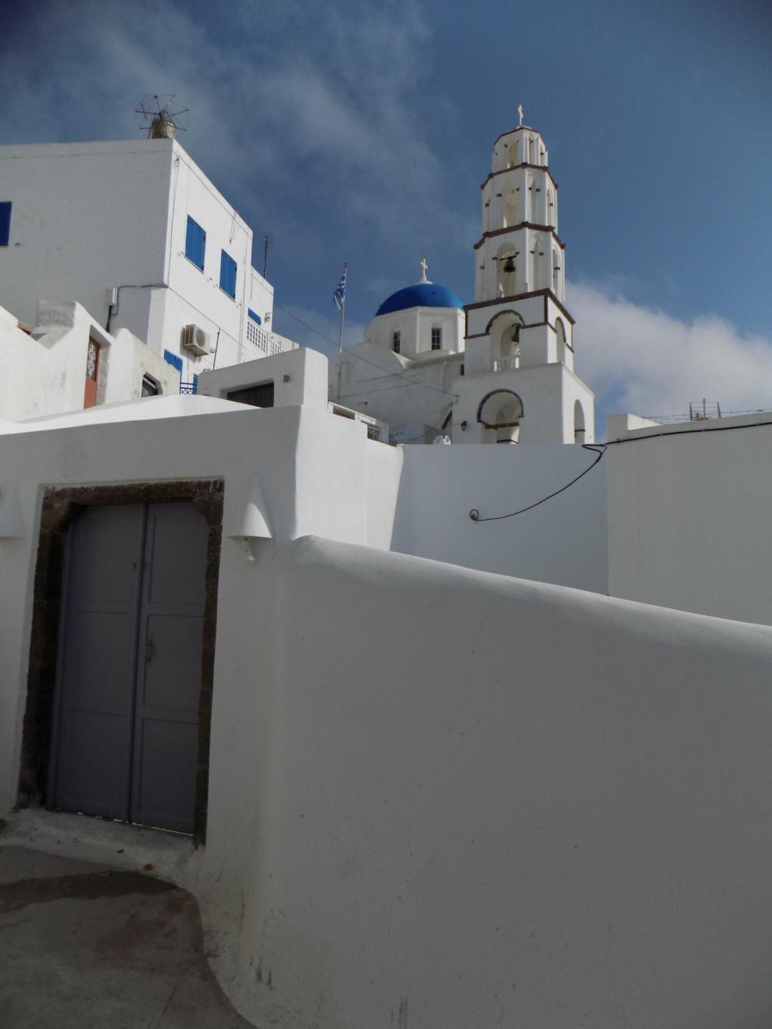 Imarkellis Santorini Pýrgos Exteriör bild