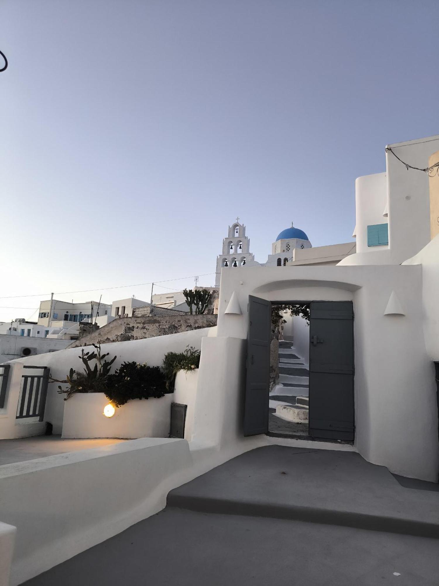 Imarkellis Santorini Pýrgos Exteriör bild