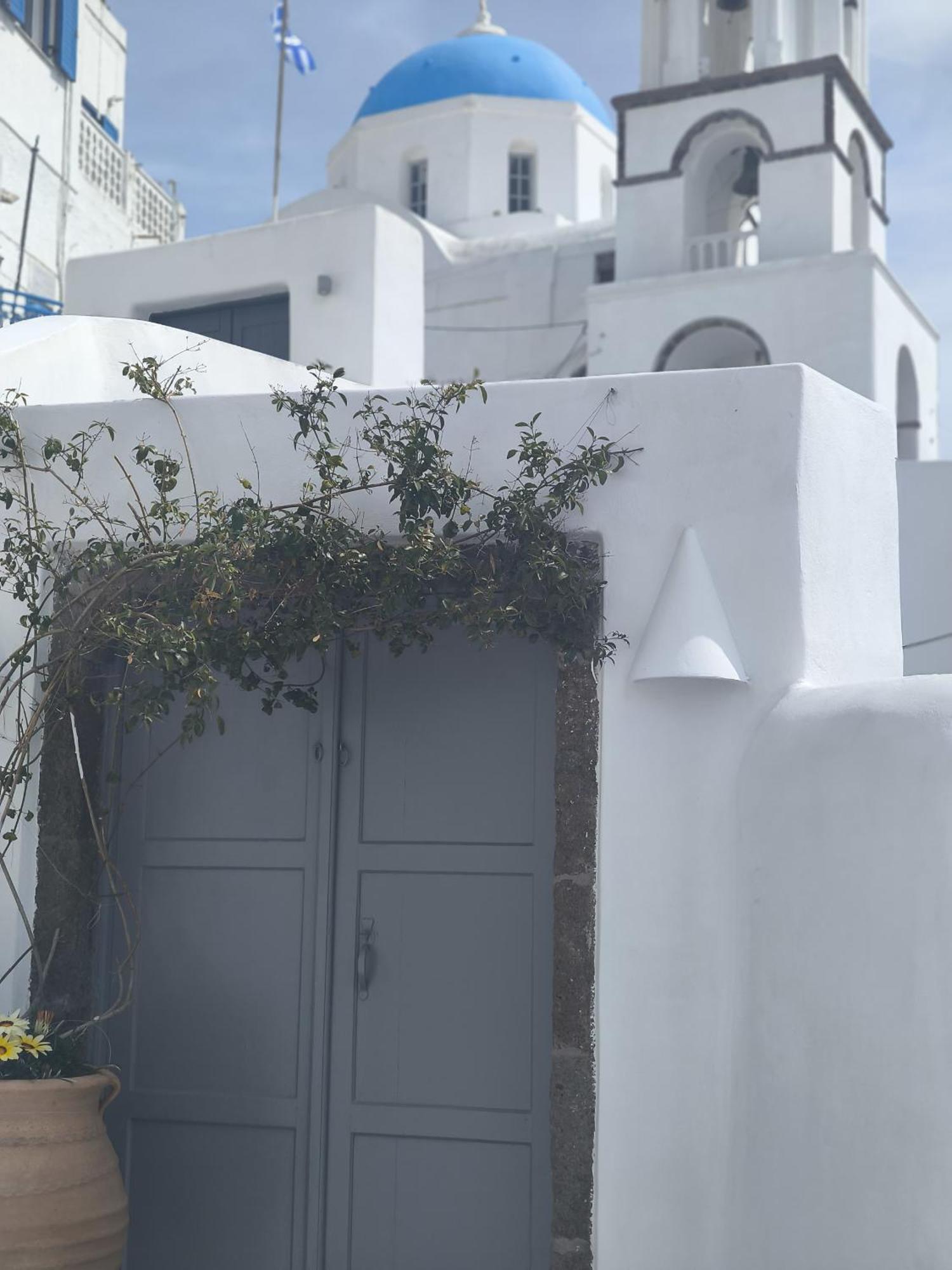 Imarkellis Santorini Pýrgos Exteriör bild