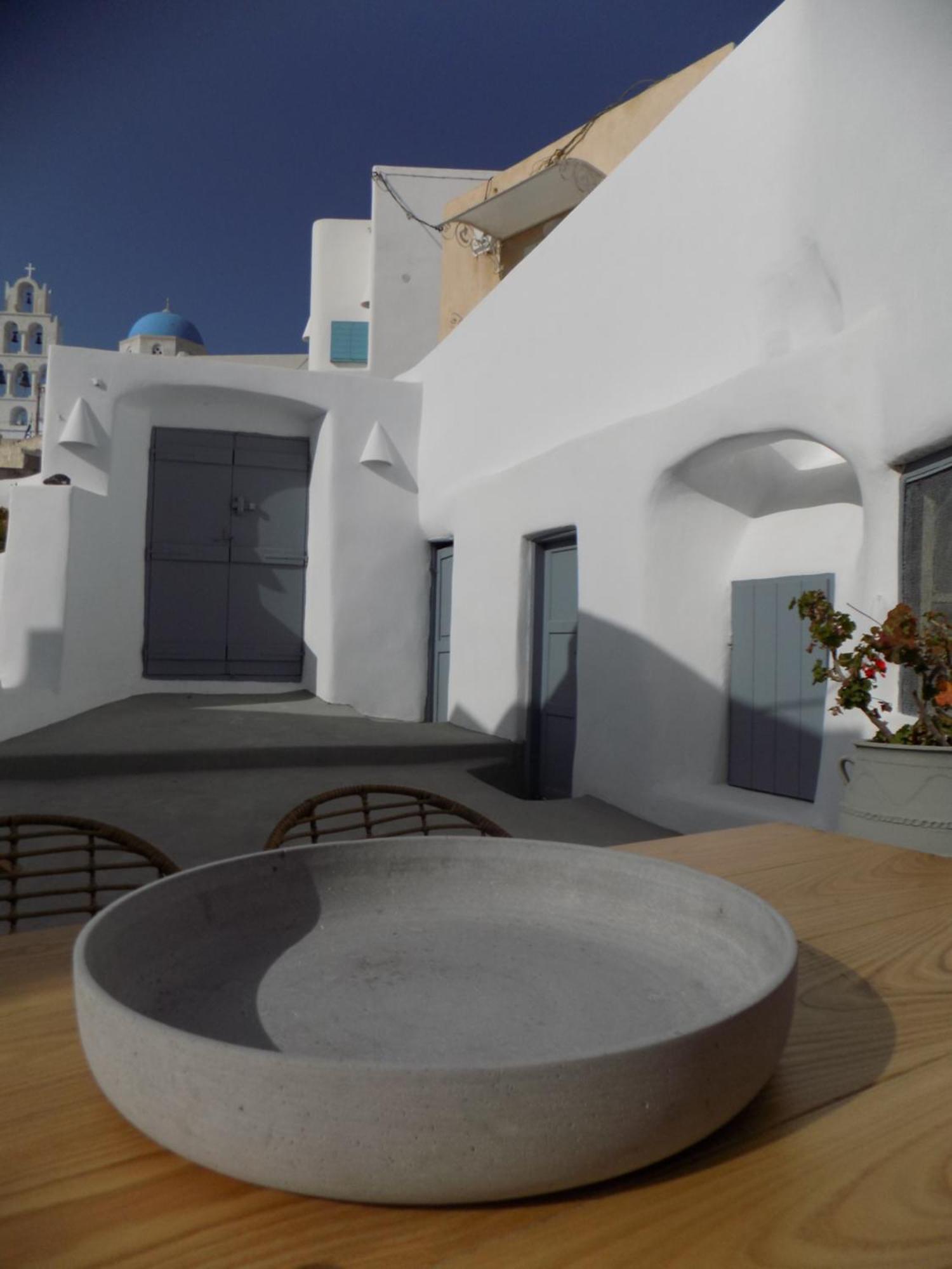 Imarkellis Santorini Pýrgos Exteriör bild