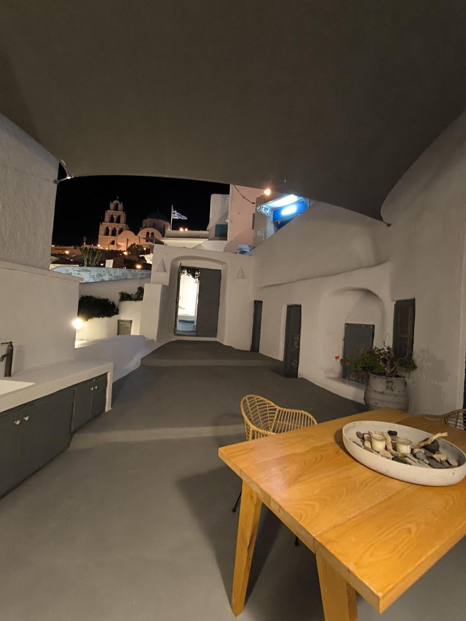 Imarkellis Santorini Pýrgos Exteriör bild