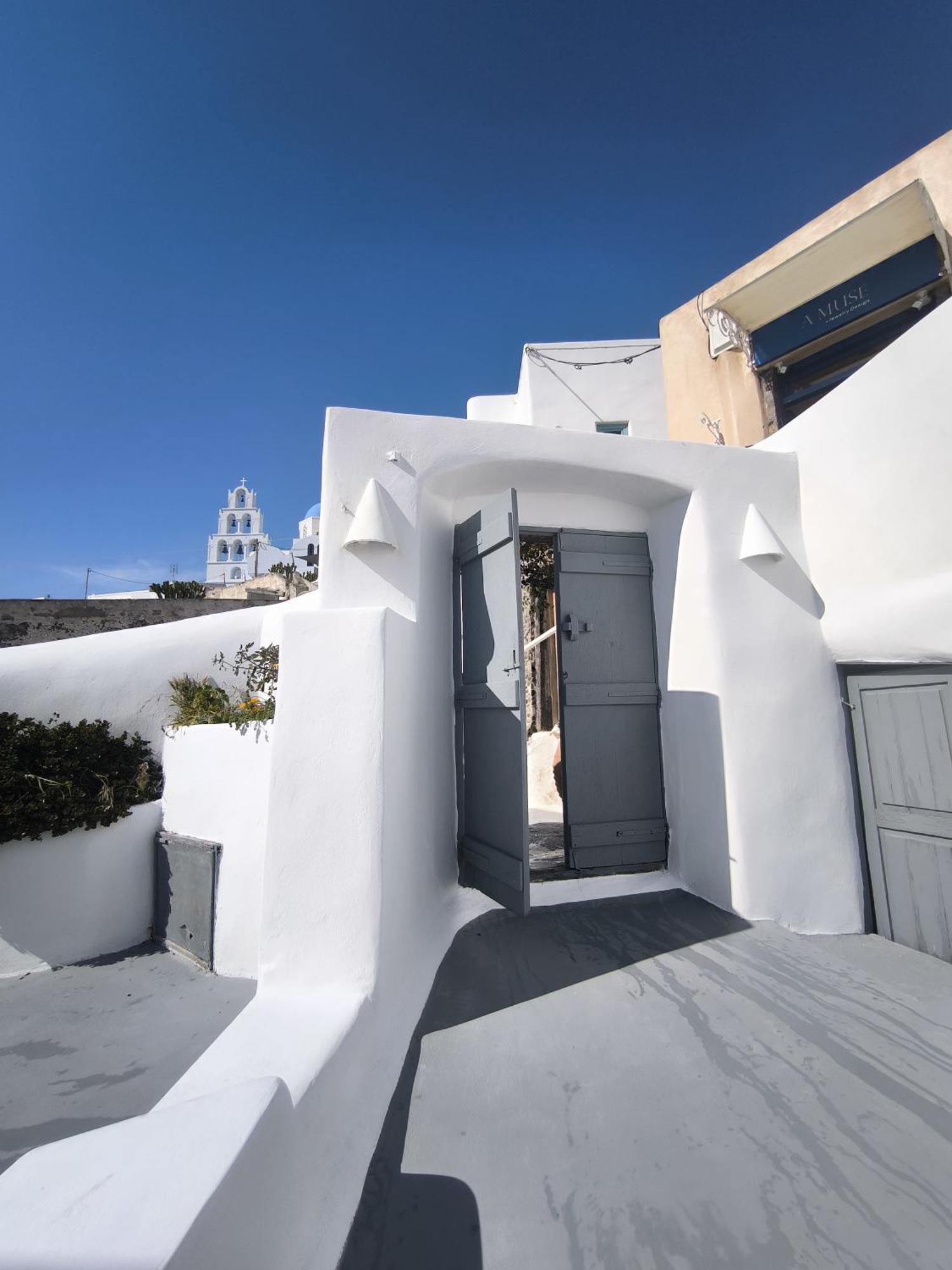 Imarkellis Santorini Pýrgos Exteriör bild