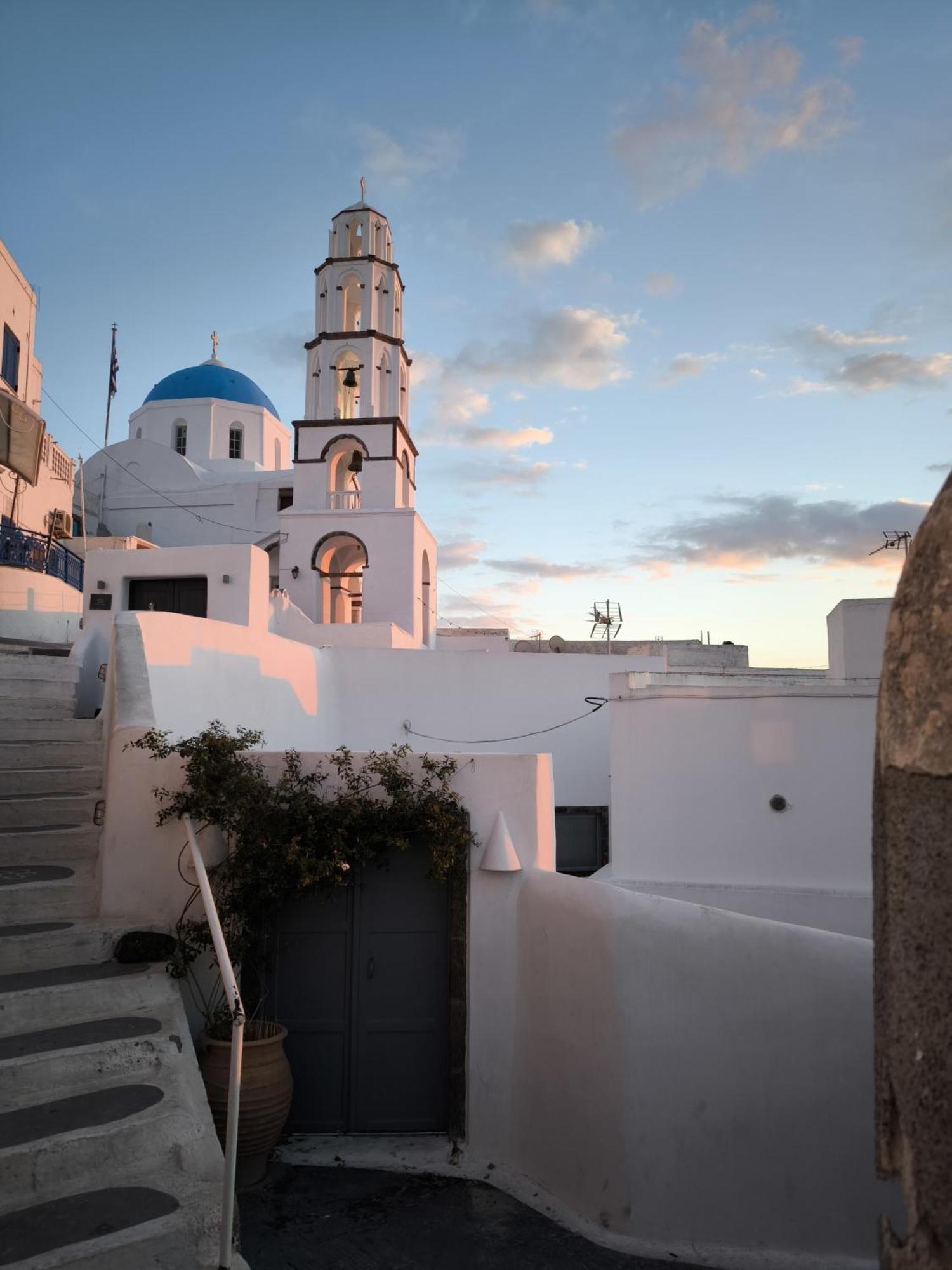 Imarkellis Santorini Pýrgos Exteriör bild